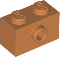 Part 86876 - Brick, Modified 1 x 2 with Stud on Side - De BrickPlaats