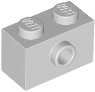 Part 86876 - Brick, Modified 1 x 2 with Stud on Side - De BrickPlaats