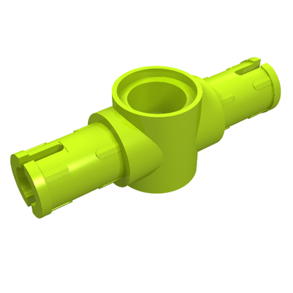 Part 87082 - Technic, Pin 3L with Friction Ridges and Center Pin Hole - De BrickPlaats