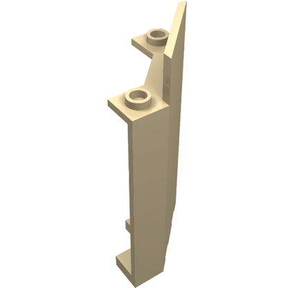 Part 87421 - Panel 3 x 3 x 6 Corner Wall without Bottom Indentations - De BrickPlaats