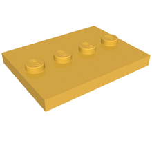 Part 88646 - Tile, Modified 3 x 4 with 4 Studs in Center - De BrickPlaats