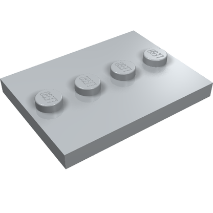 Part 88646 - Tile, Modified 3 x 4 with 4 Studs in Center - De BrickPlaats