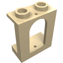 Part 90195 - Window 1 x 2 x 2 Castle - De BrickPlaats