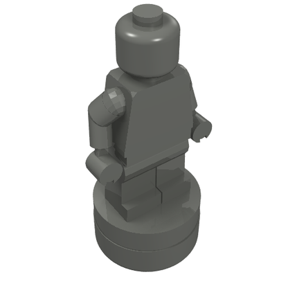 Part 90398 - Minifigure, Utensil Statuette / Trophy - De BrickPlaats