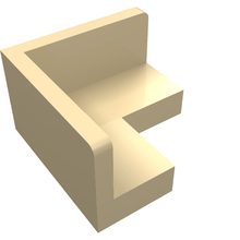 Part 91501 - Panel 2 x 2 x 1 Corner - De BrickPlaats