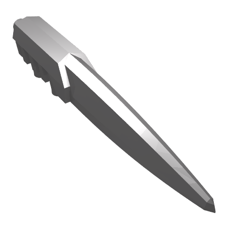 Part 92218 - Hero Factory Weapon, Blade Long - Flexible Rubber - De BrickPlaats