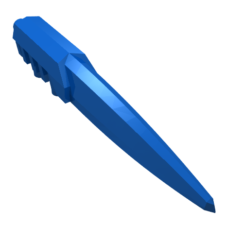Part 92218 - Hero Factory Weapon, Blade Long - Flexible Rubber - De BrickPlaats