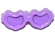 Part 93080k - Friends Accessories Glasses, Heart Shaped with Small Pin - De BrickPlaats
