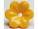Part 93081d - Friends Accessories Flower with 6 Rounded Petals and Pin - De BrickPlaats