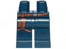 Part 970c00pb1030 - Hips and Legs with SW Reddish Brown Belts and Holster Pattern - De BrickPlaats