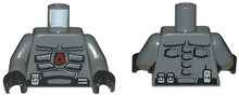 Part 973pb0575c01 - Torso Space Police 3 Officer Pattern / Dark Bluish Gray Arms / Black Hands - De BrickPlaats