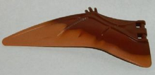 Part 98088pb01 - Dinosaur Wing Pteranodon - Left with Marbled Medium Nougat Edge Pattern - De BrickPlaats