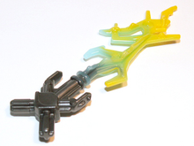 Part 98588pb01 - Hero Factory Weapon, Lightning with Marbled Trans-Light Blue and Yellow Pattern - De BrickPlaats