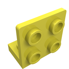 Part 99207 - Bracket 1 x 2 - 2 x 2 Inverted - De BrickPlaats