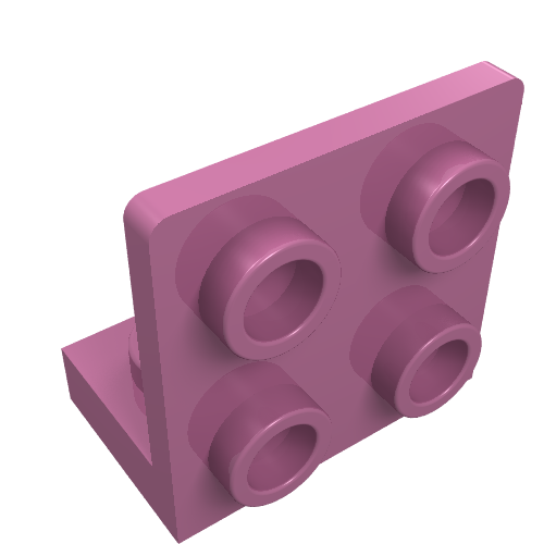 Part 99207 - Bracket 1 x 2 - 2 x 2 Inverted - De BrickPlaats