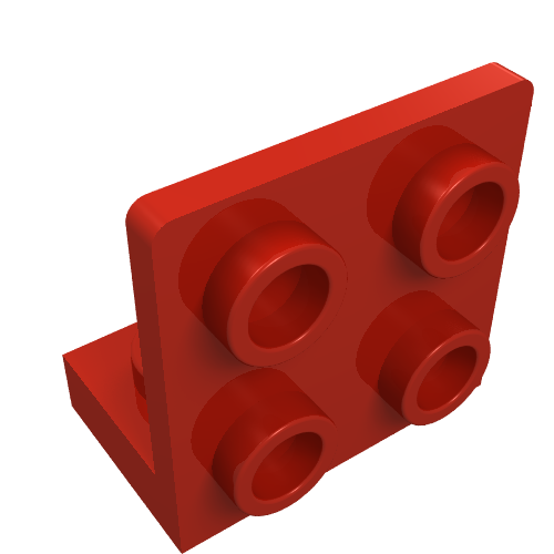 Part 99207 - Bracket 1 x 2 - 2 x 2 Inverted - De BrickPlaats