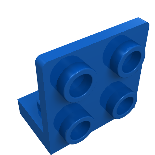 Part 99207 - Bracket 1 x 2 - 2 x 2 Inverted - De BrickPlaats