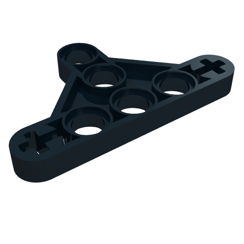 Part 99773 - Technic, Liftarm, Modified Triangle Thin 3 x 5 with Short Supports - De BrickPlaats