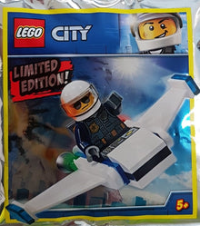 Set 951901 - Police Officer and Jet foil pack - De BrickPlaats