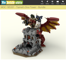 Lego MOC - 185331 Tiamat's Dice Tower - Bundle