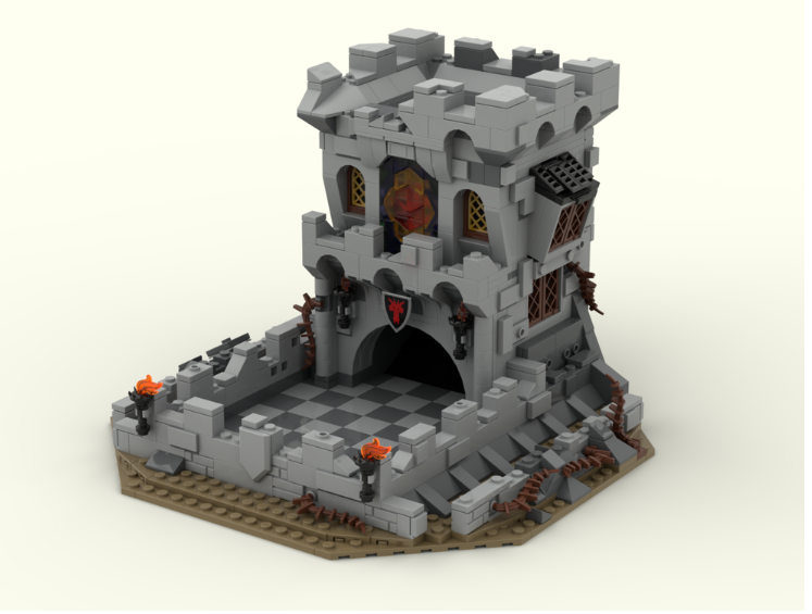 Lego MOC - 185331 Tiamat's Dice Tower - Bundle