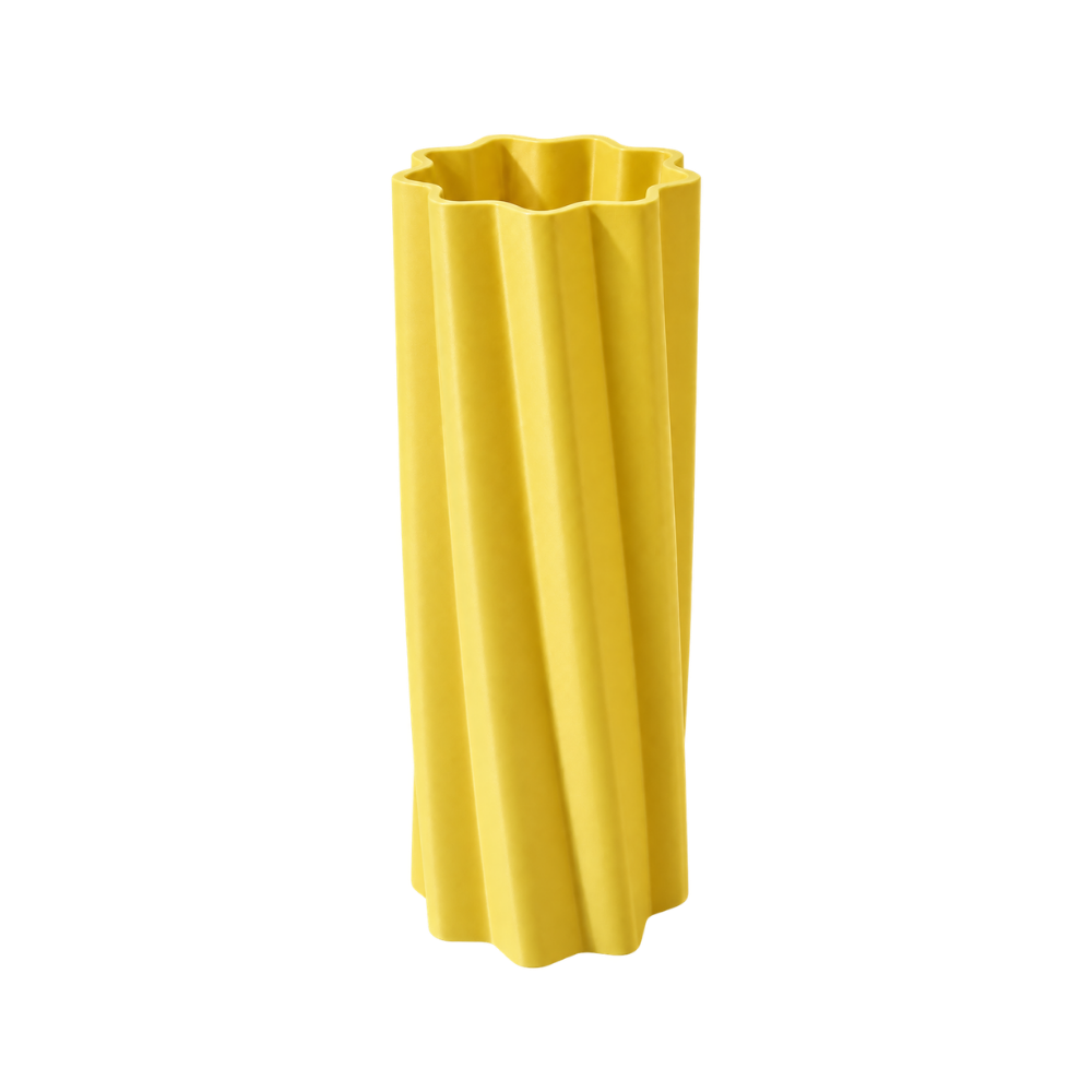 Vaas voor LEGO® bloemen Mat Geel Large