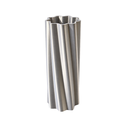 Vaas voor LEGO® bloemen Metallic Zilver Large