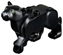Part bb0787c01pb01 - Cat, Large (Panther) with Lime Eyes and Dark Bluish Gray Nose Pattern
