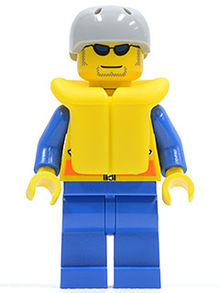 Minifig cty0074 - Coast Guard City - Kayaker - De BrickPlaats