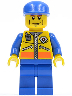 Minifig cty0077 - Coast Guard City - Patroller 2 - De BrickPlaats