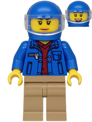 Minifig cty1199 - Pilot Rivera - De BrickPlaats