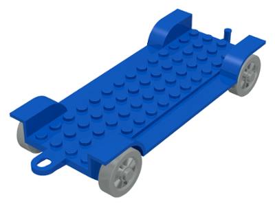 Part fabaa1 - Fabuland Car Chassis 6 x 14 with Hitch - De BrickPlaats