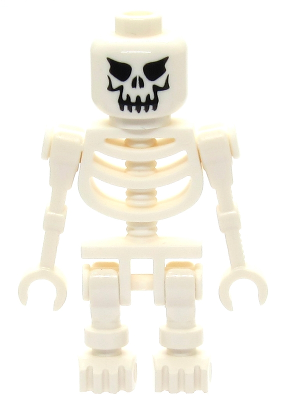 Minifig gen018 - Skeleton, Fantasy Era Torso with Evil Skull