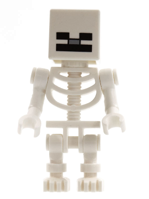 Minifig min011 - Skeleton, Minecraft - De BrickPlaats
