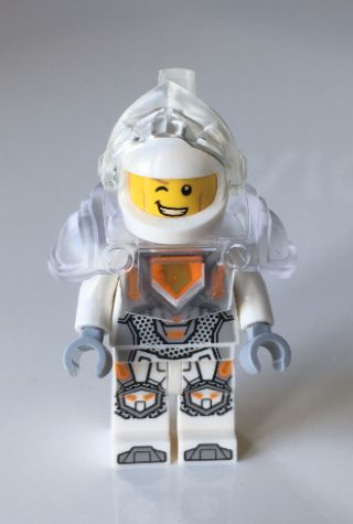 Minifig nex055 - Lance Richmond - Trans-Clear Visor and Armor (Ultimate Lance) - De BrickPlaats