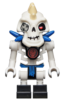 Minifig njo0003 - Nuckal (Skulkin) - Vertical Grip Hands - De BrickPlaats