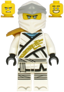 Minifig njo0616 - Zane - Legacy, Pearl Gold Armor Shoulder Pad - De BrickPlaats