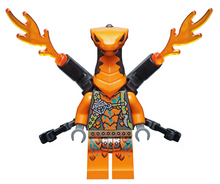 Minifig njo0738 - Cobra Mechanic - Harness Torso, Neck Bracket with Flamethrowers and Mechanical Arms - De BrickPlaats