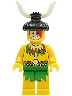 Minifig pi070 - Islander, Male - De BrickPlaats