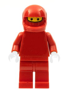 Minifig rac025 - F1 Ferrari Pit Crew Member - without Torso Stickers - De BrickPlaats