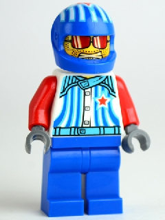 Minifig rac049 - Captain Stunt - De BrickPlaats