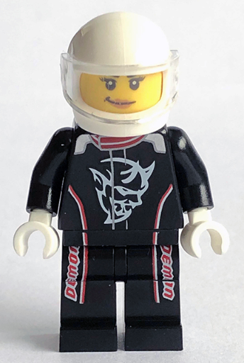 Minifig sc076 - 2018 Dodge Challenger SRT Demon Driver - De BrickPlaats