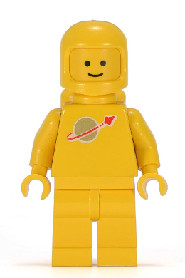 Minifig sp007 - Classic Space - Yellow with Air Tanks - De BrickPlaats