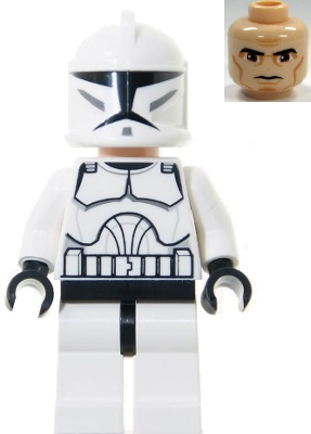 Minifig sw0201 - Clone Trooper (Phase 1) - Large Eyes - De BrickPlaats