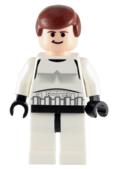 Minifig sw0205 - Han Solo - Stormtrooper Outfit - De BrickPlaats