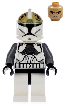 Minifig sw0221 - Clone Trooper Gunner (Phase 1) - Large Eyes