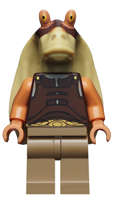 Minifig sw0302 - Gungan Soldier (Printed Head) - De BrickPlaats
