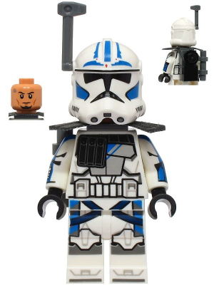 Minifig sw1329 - Clone ARC Trooper Fives, 501st Legion (Phase 2) - De BrickPlaats