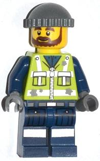Minifig tlm050 - Garbage Man Grant - De BrickPlaats
